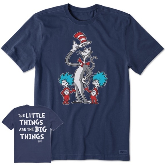 Life Is Good Men's The Cat Little Things Crusher Tee Size Medium - Picture 1 of 7